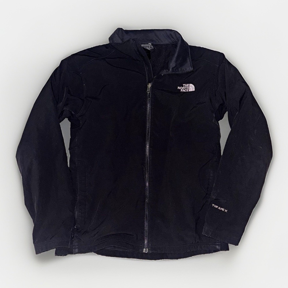 The North Face TNF Apex Men's Black Soft Shell Full Zip Mock Neck Jacket Size: L